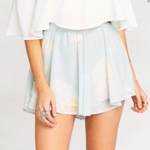 Show Me Your Mumu Carlos Swing Shorts - in sea shells